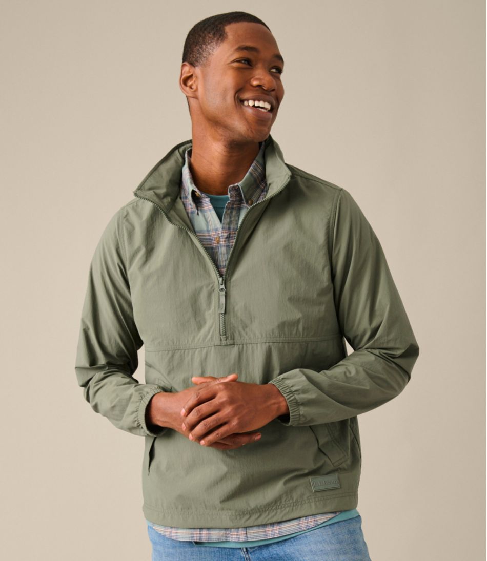 Men's Light and Airy Anorak Windbreaker L.L.Bean Classic