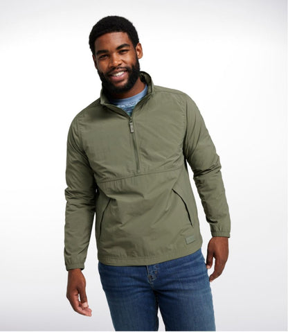 Men's Light and Airy Anorak Windbreaker L.L.Bean Classic