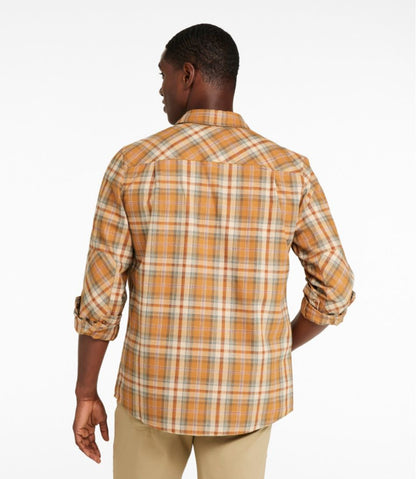 Men's Katahdin Performance Flannel Shirt, Slightly Fitted L.L.Bean New