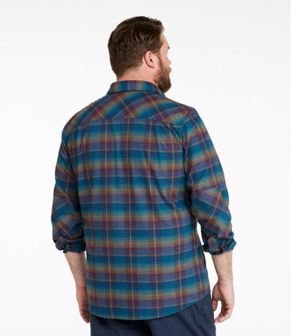 Men's Katahdin Performance Flannel Shirt, Slightly Fitted L.L.Bean New