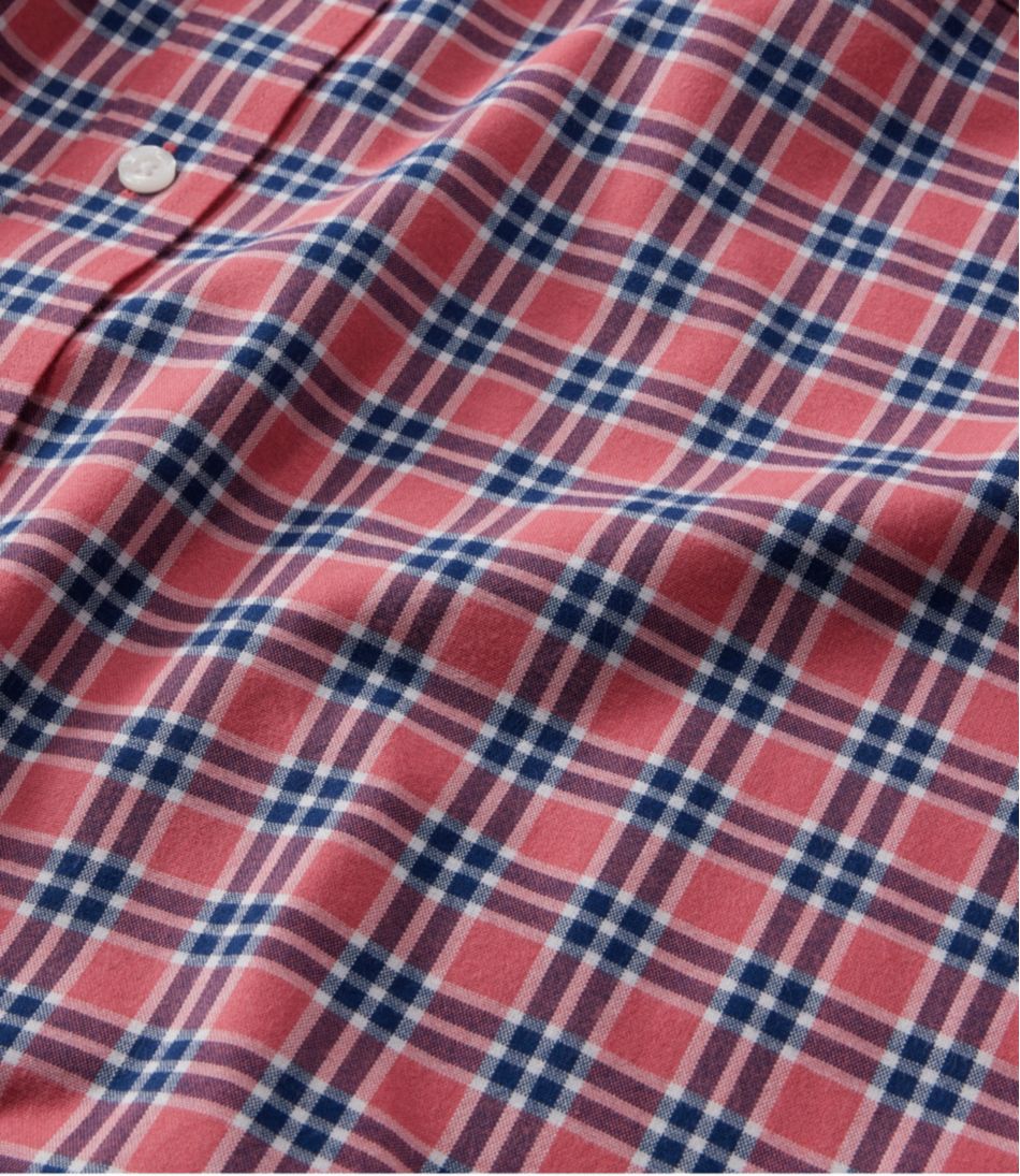 Men's Wrinkle-Free Ultrasoft Brushed Cotton Shirt, Long-Sleeve, Slightly Fitted Untucked Fit L.L.Bean Essential