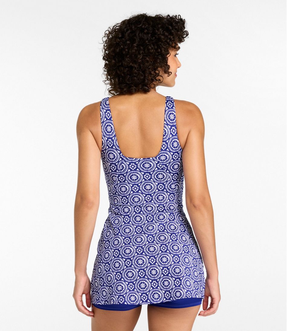 Women's BeanSport Swim Dress, Print L.L.Bean Popular