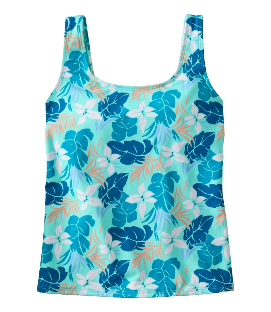 Women's BeanSport Swimwear, Scoopneck Tankini Top, Print L.L.Bean Essential