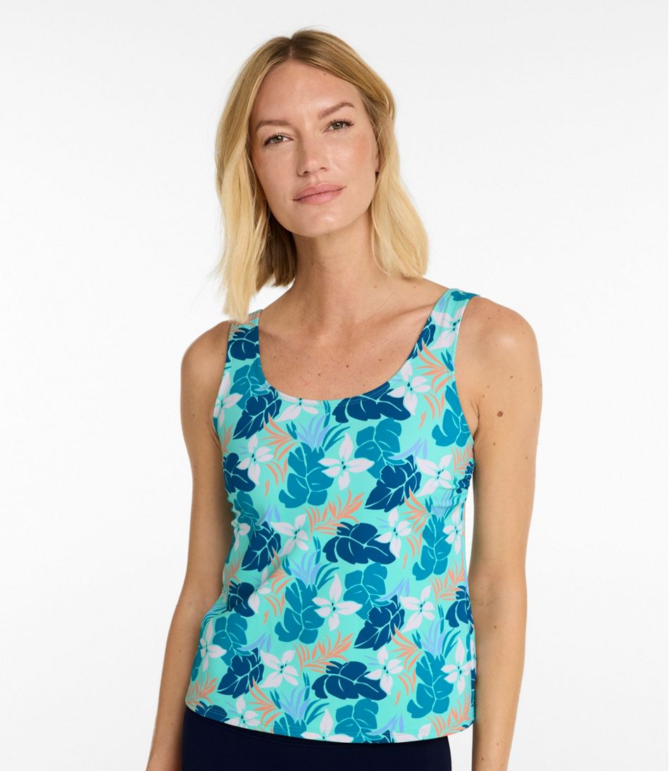 Women's BeanSport Swimwear, Scoopneck Tankini Top, Print L.L.Bean Essential