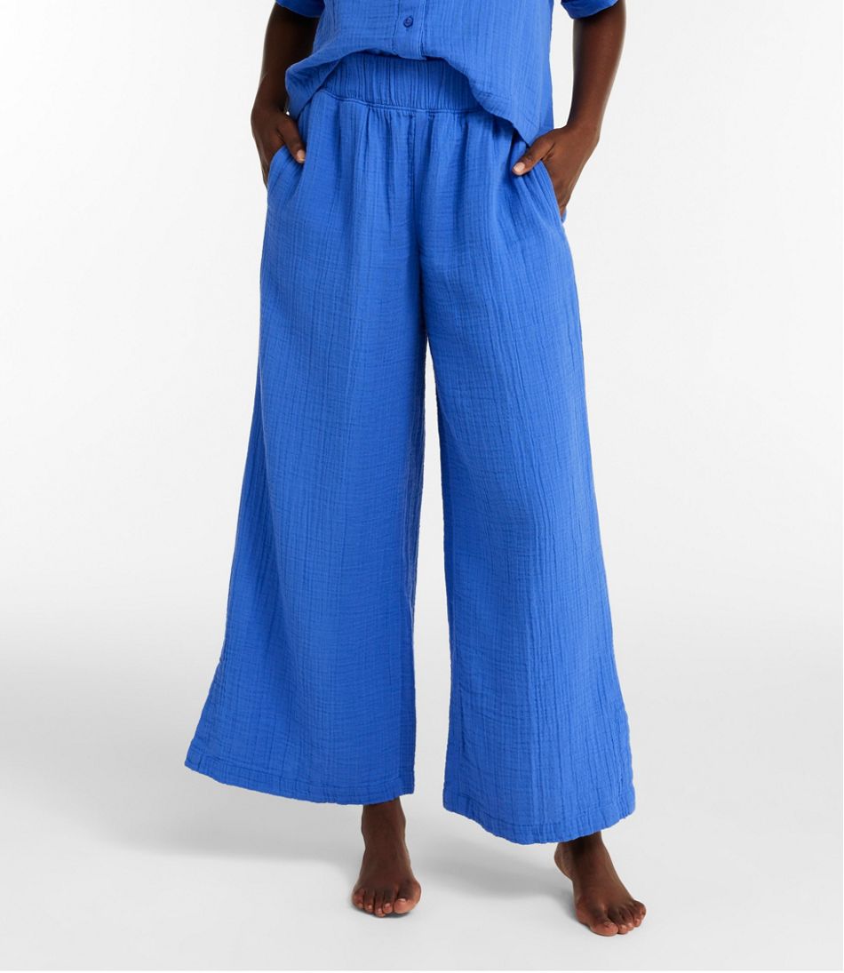 Women's Cloud Gauze Wide-Leg Pants L.L.Bean Everyday