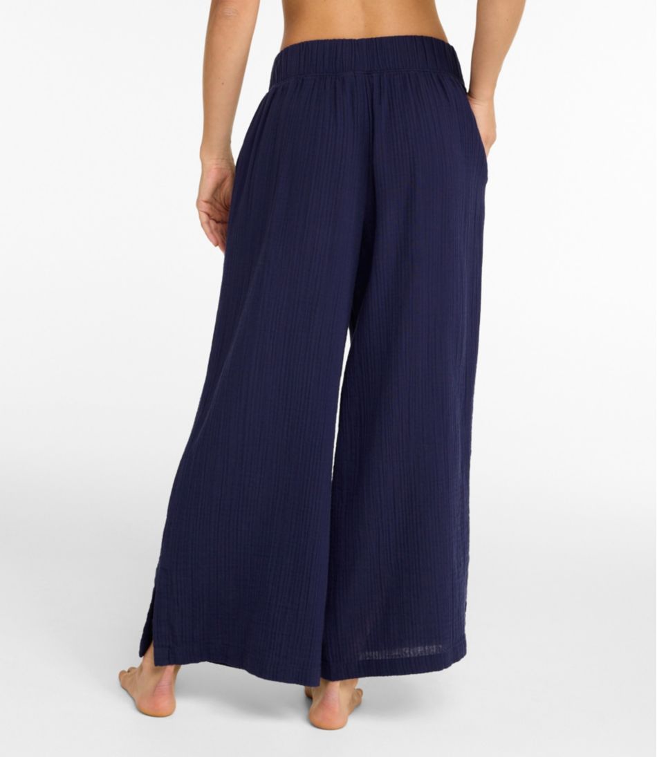 Women's Cloud Gauze Wide-Leg Pants L.L.Bean Everyday