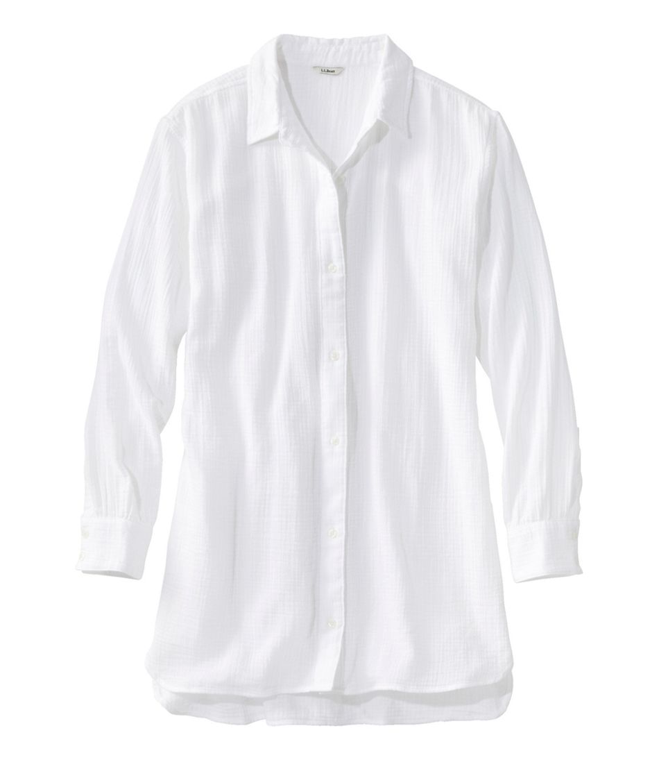 Women's Cloud Gauze Cover-Up Shirt L.L.Bean Popular