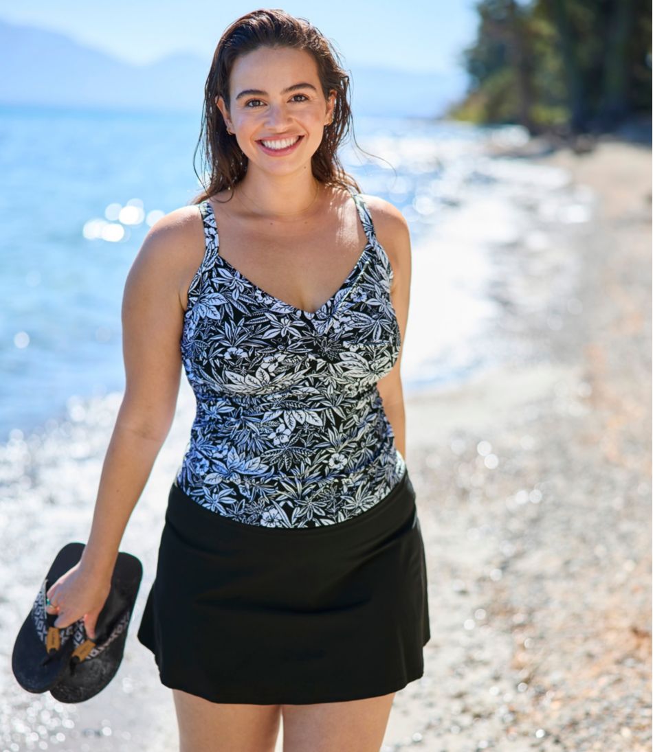 Women's Shaping Swimwear, Tankini Top Print L.L.Bean Trending