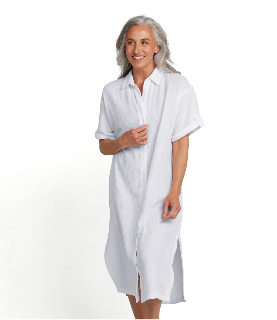 Women's Cloud Gauze Midi Dress L.L.Bean Top Pick
