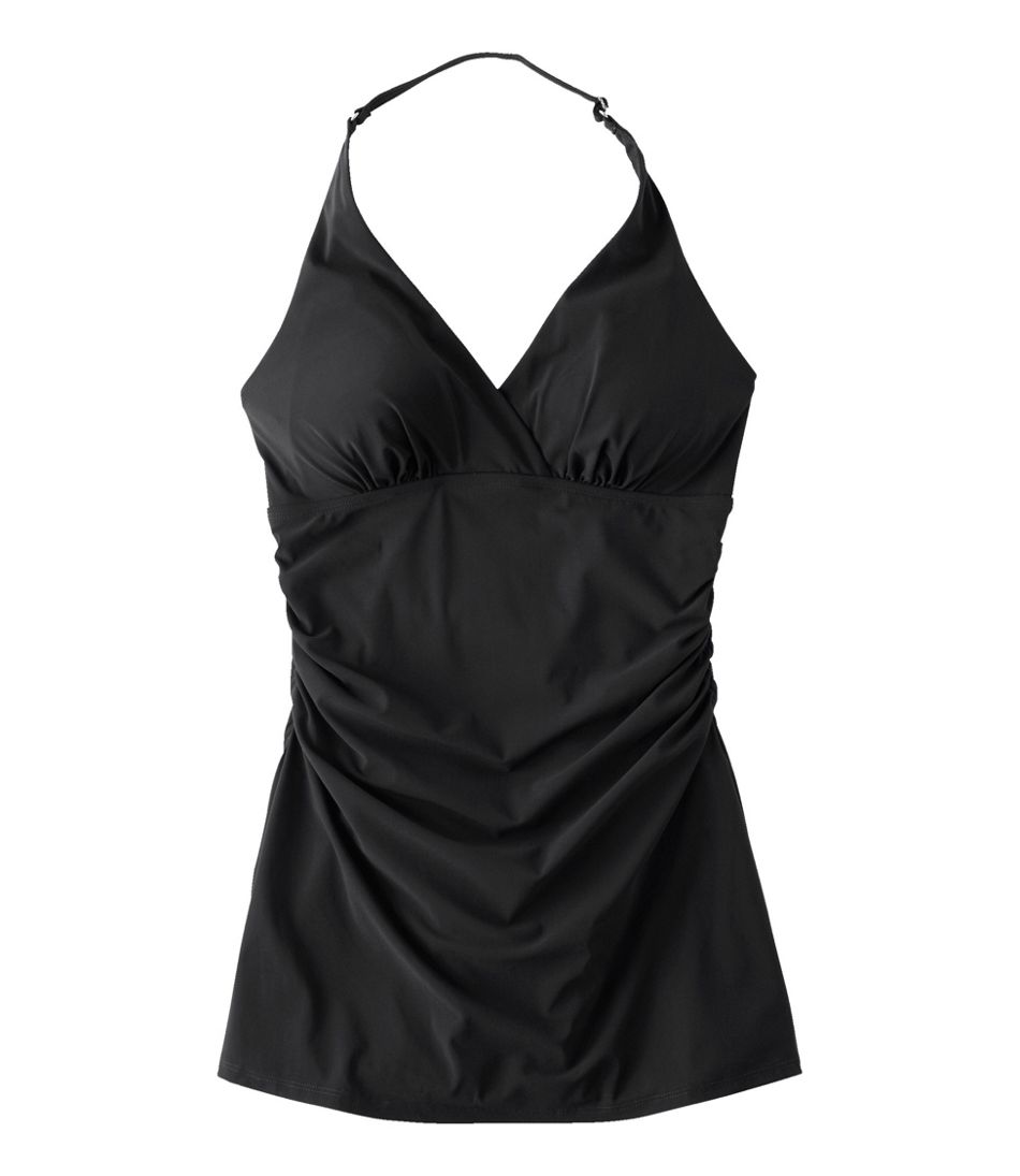 Women's Shaping Swimwear, Clasp Halter Dress L.L.Bean Recommended