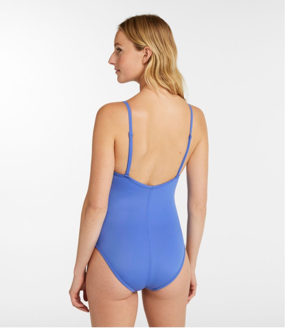 Women's Coastal Essentials Swimwear, V-Neck Tanksuit L.L.Bean Premium