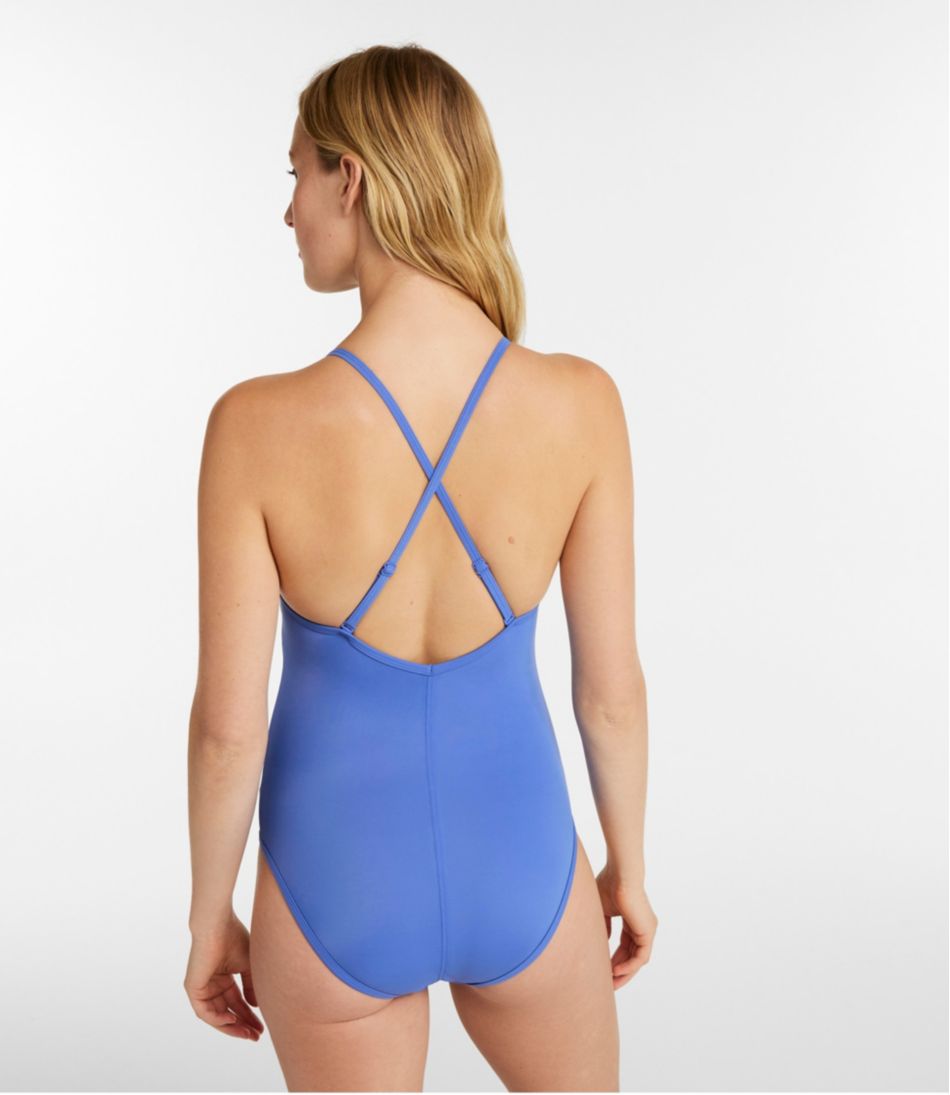 Women's Coastal Essentials Swimwear, V-Neck Tanksuit L.L.Bean Premium