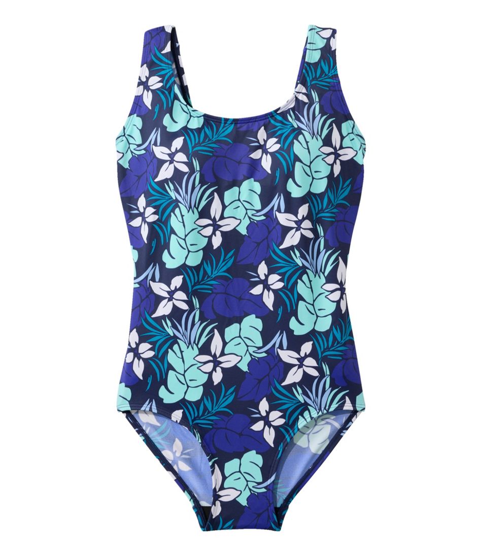 Women's BeanSport Swimwear, Scoopneck Tanksuit Print L.L.Bean Trending