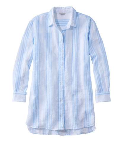 Women's Cloud Gauze Cover-Up Shirt, Stripe L.L.Bean Best Seller