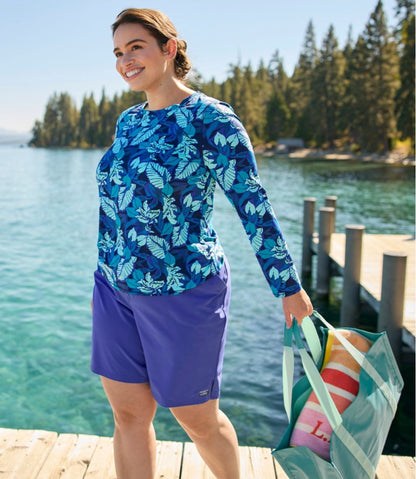 Women's SunSmart® UPF 50+ Sun Shirt, Print L.L.Bean Essential