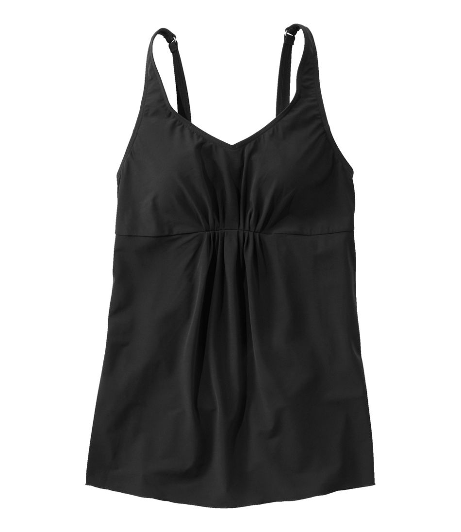 Women's Shaping Swimwear, Soft-Drape Tankini Top L.L.Bean New