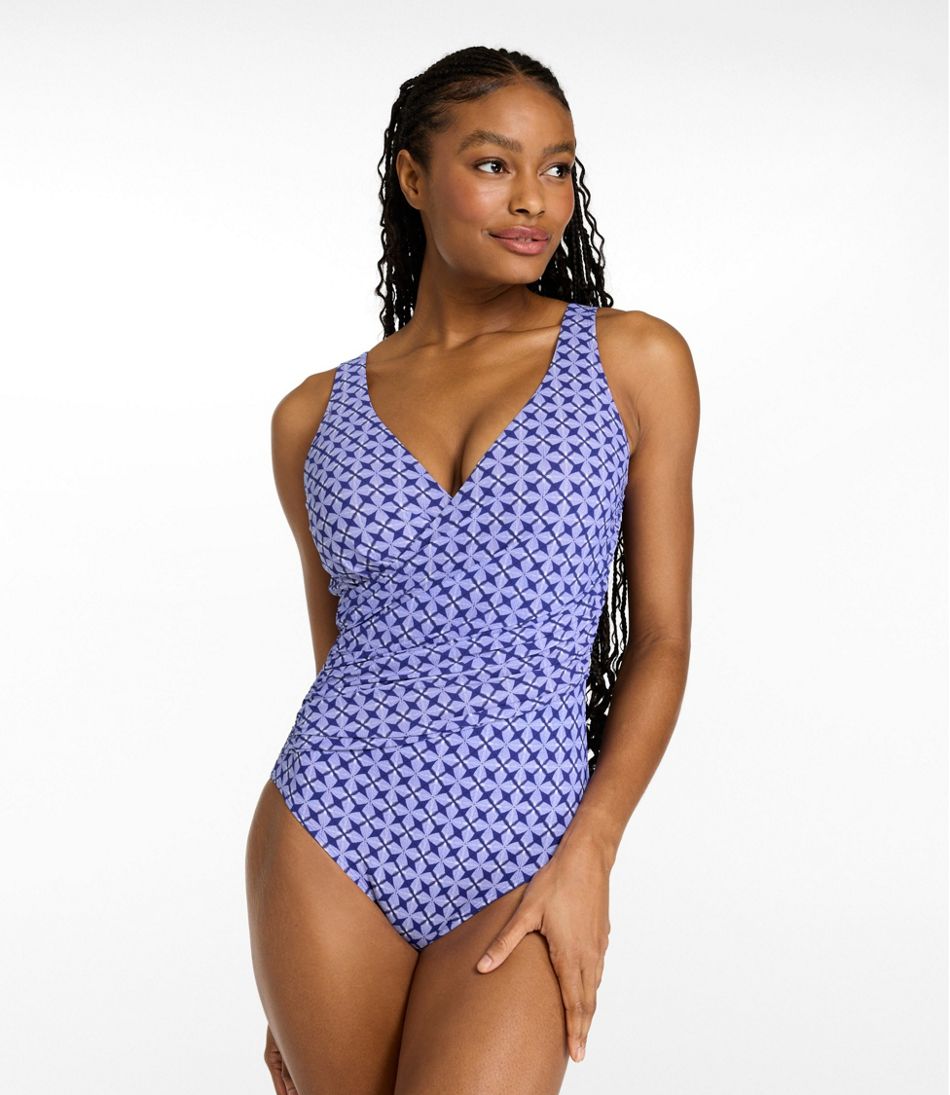 Women's Shaping Swimwear, Tanksuit Print L.L.Bean Featured