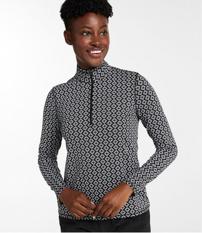 Women's SunSmart® UPF 50+ Sun Shirt, Quarter-Zip Print L.L.Bean Top Pick
