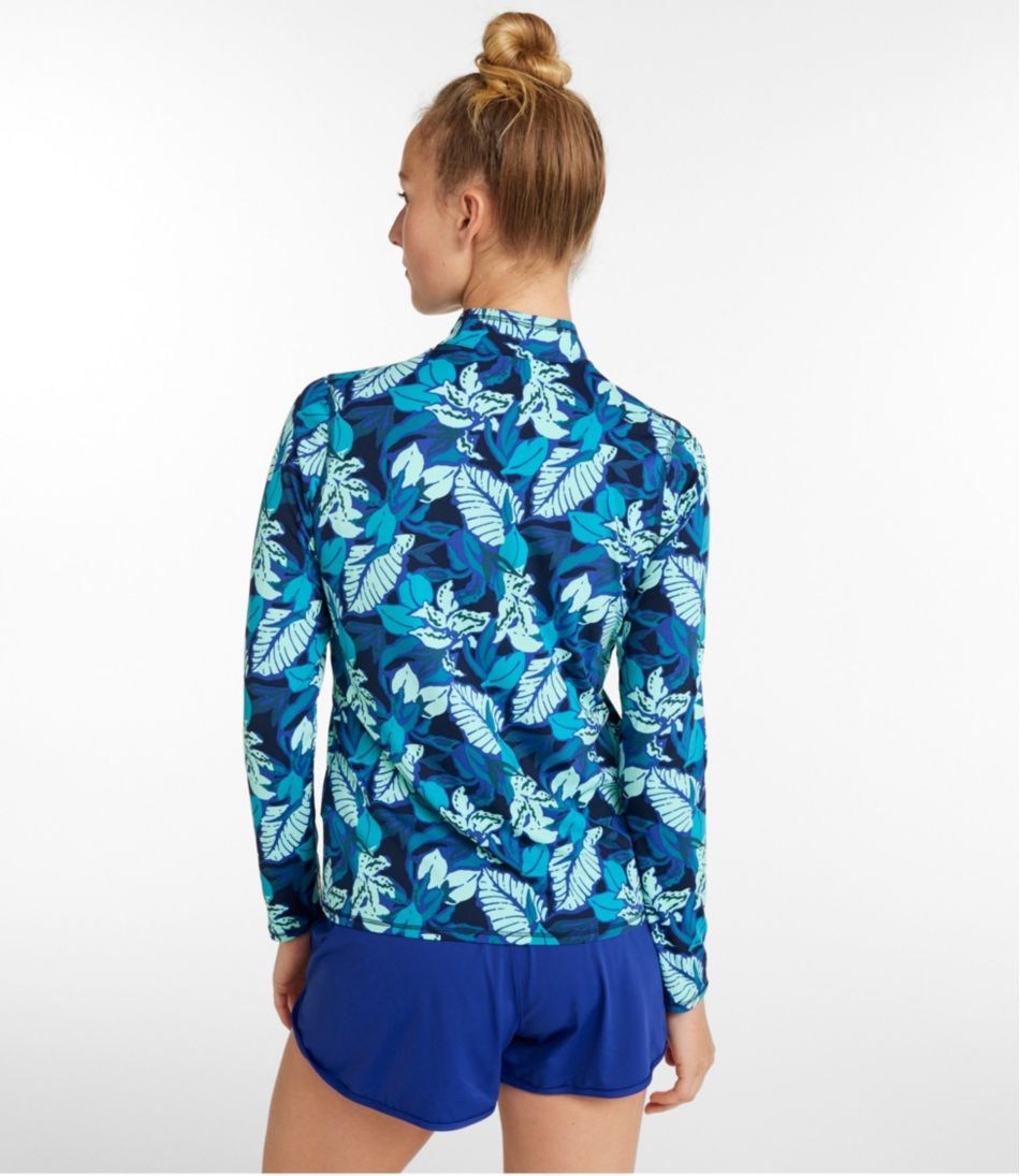 Women's SunSmart® UPF 50+ Sun Shirt, Quarter-Zip Print L.L.Bean Top Pick