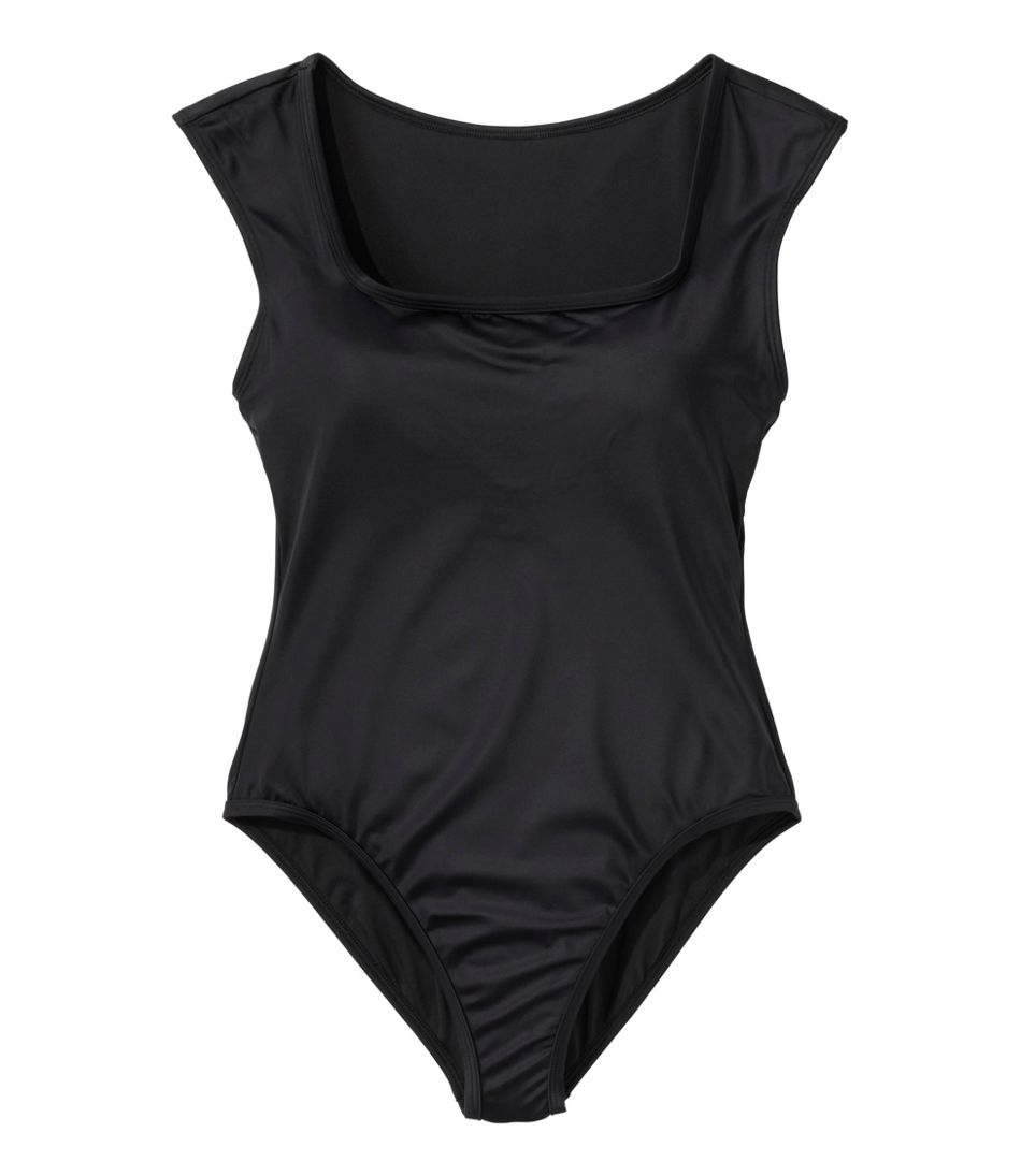 Women's Coastal Essentials Swimwear, Squareneck Tanksuit L.L.Bean Recommended