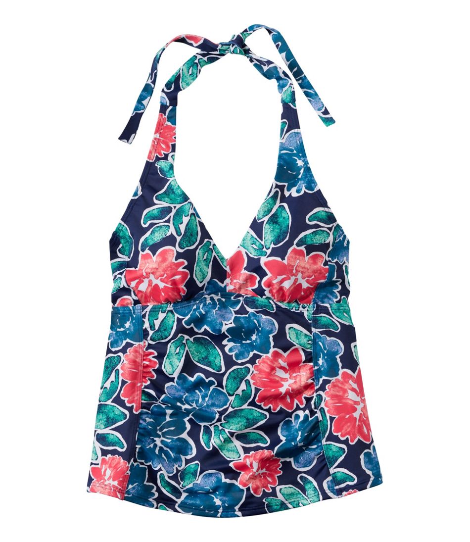 Women's BeanSport Swimwear, Halter Tankini Top Print L.L.Bean Essential