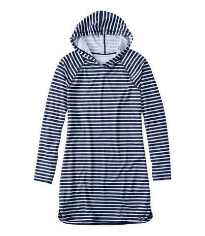 Women's SunSmart® UPF 50+ Sun Shirt, Hooded Tunic Print L.L.Bean Value