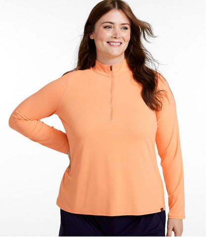 Women's SunSmart® UPF 50+ Sun Shirt, Quarter-Zip L.L.Bean Featured