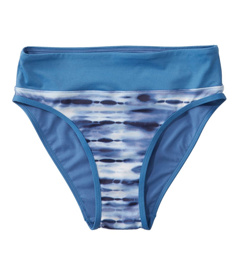 Women's New Currents Swimwear, Mid-Rise Brief Print L.L.Bean Classic