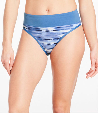 Women's New Currents Swimwear, Mid-Rise Brief Print L.L.Bean Classic