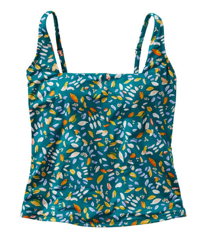 Women's New Currents Swimwear, Squareneck Tankini Top Print L.L.Bean Premium