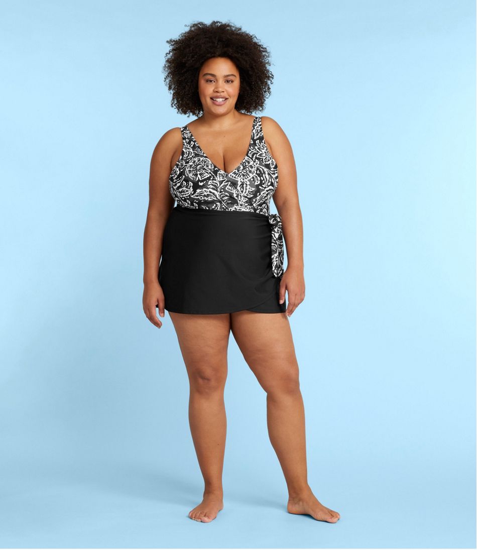 Women's Summersalt The Ruched Swim Skirt L.L.Bean Featured