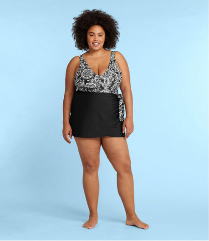 Women's Summersalt The Ruched Swim Skirt L.L.Bean Featured