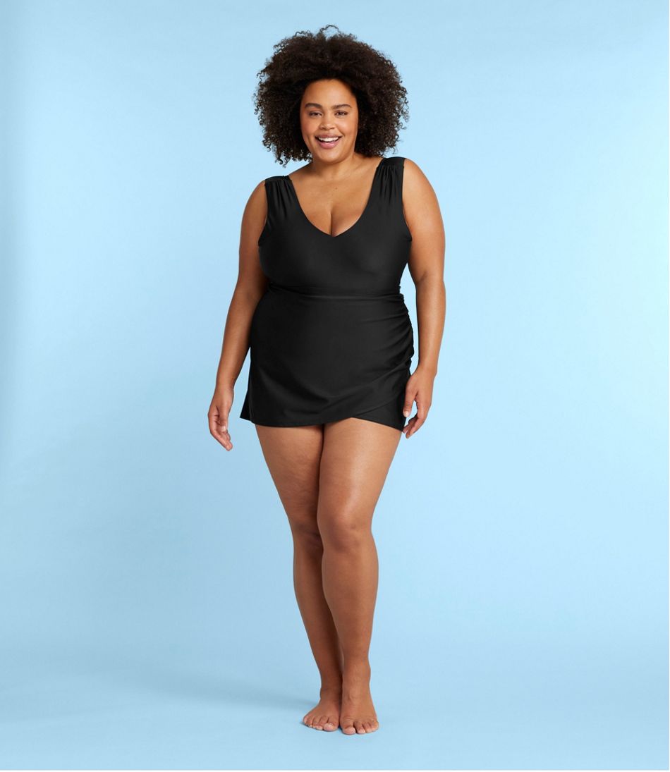 Women's Summersalt The Ruched Swim Skirt L.L.Bean Featured