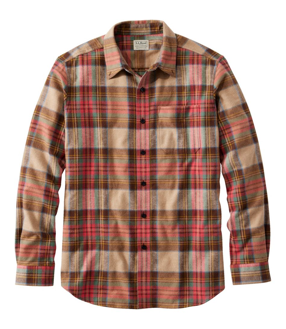 Men's Scotch Plaid Flannel Shirt, Traditional Fit L.L.Bean Trending
