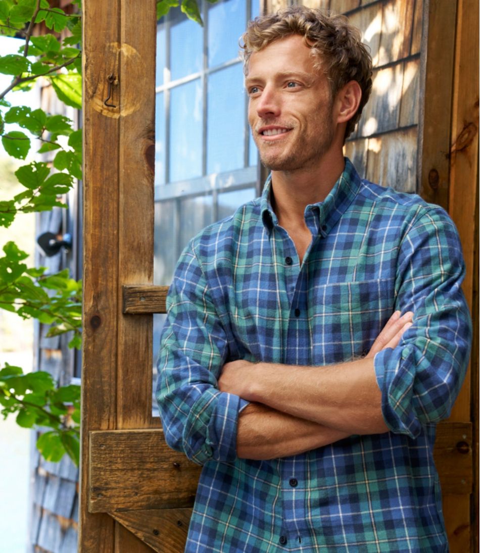Men's Scotch Plaid Flannel Shirt, Traditional Fit L.L.Bean Trending