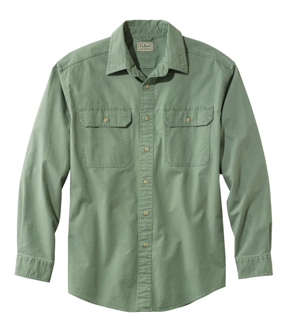 Men's Sunwashed Canvas Shirt, Traditional Fit L.L.Bean Recommended