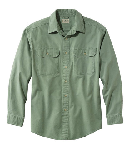 Men's Sunwashed Canvas Shirt, Traditional Fit L.L.Bean Recommended