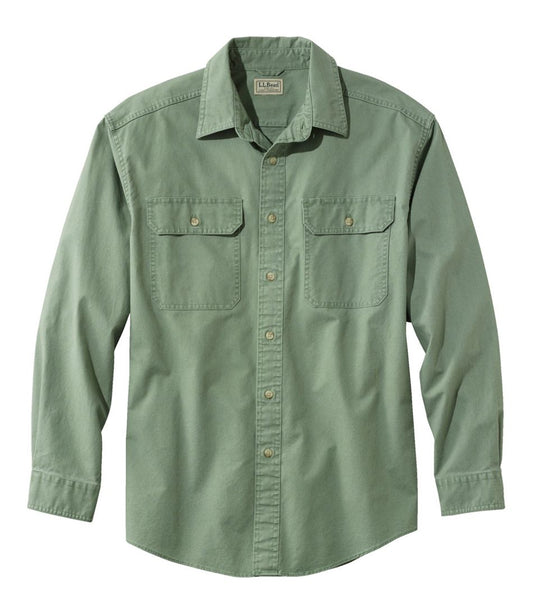 Men's Sunwashed Canvas Shirt, Traditional Fit L.L.Bean Recommended