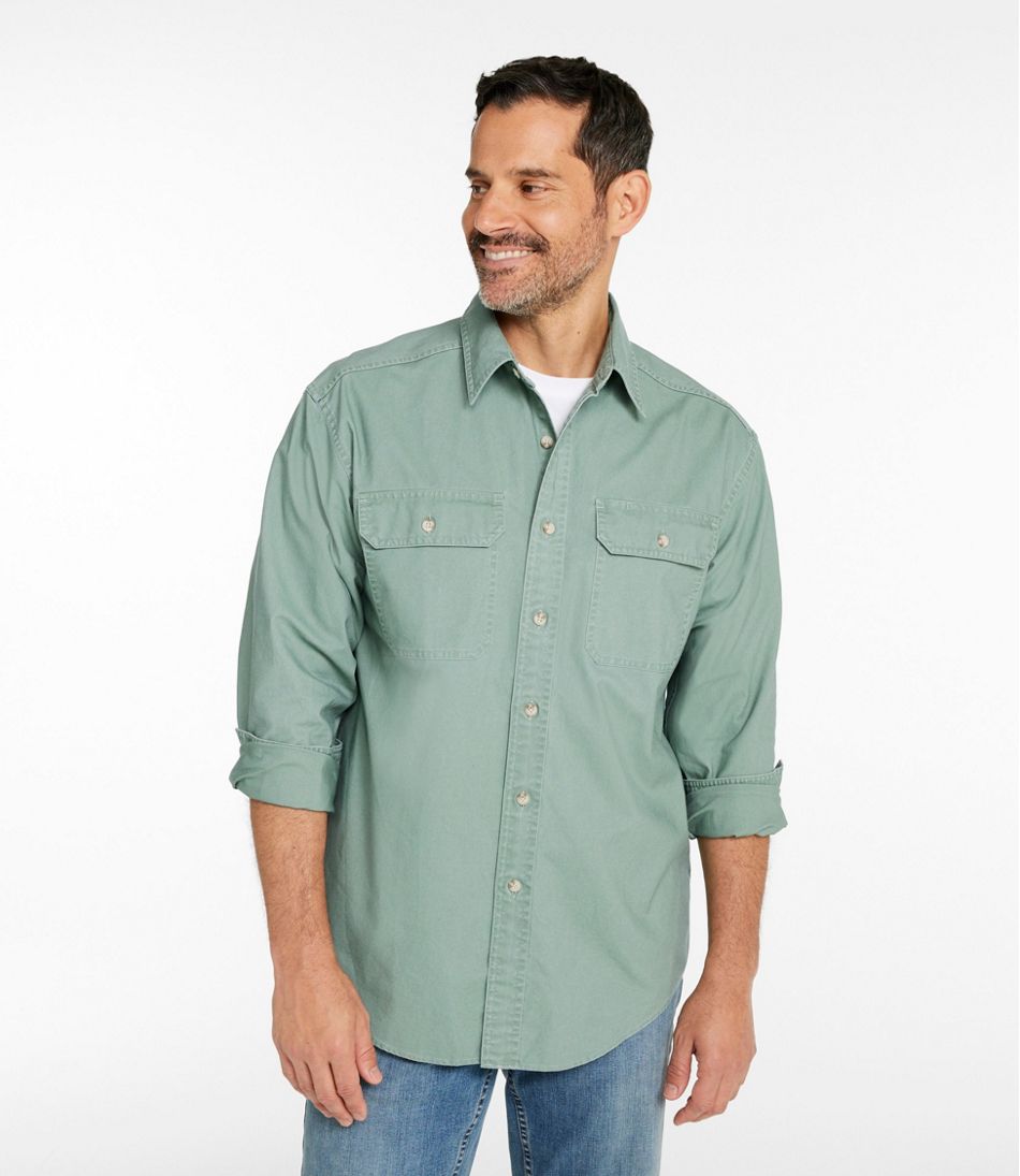 Men's Sunwashed Canvas Shirt, Traditional Fit L.L.Bean Recommended