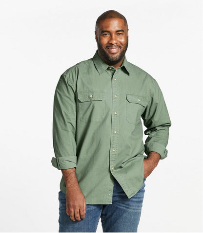 Men's Sunwashed Canvas Shirt, Traditional Fit L.L.Bean Recommended