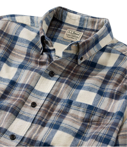 Men's Scotch Plaid Flannel Shirt, Slightly Fitted L.L.Bean Classic