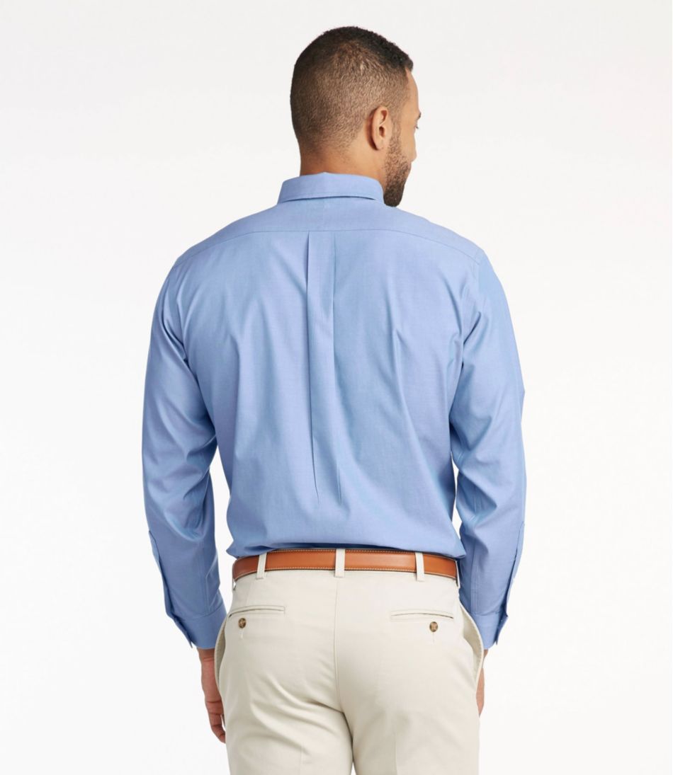 Men's Wrinkle-Free Pinpoint Oxford Cloth Shirt, Traditional Fit L.L.Bean Everyday