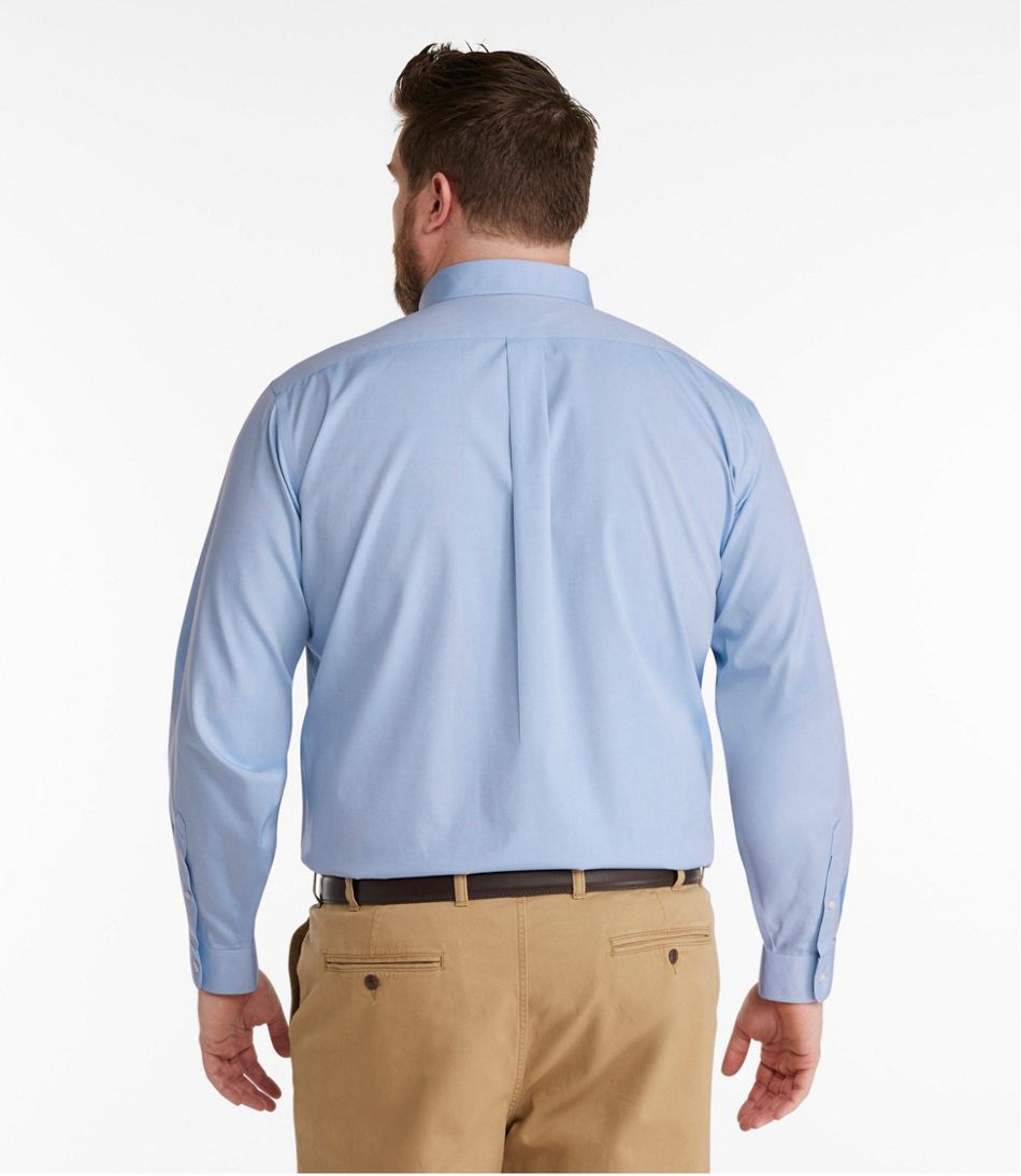 Men's Wrinkle-Free Pinpoint Oxford Cloth Shirt, Traditional Fit L.L.Bean Everyday