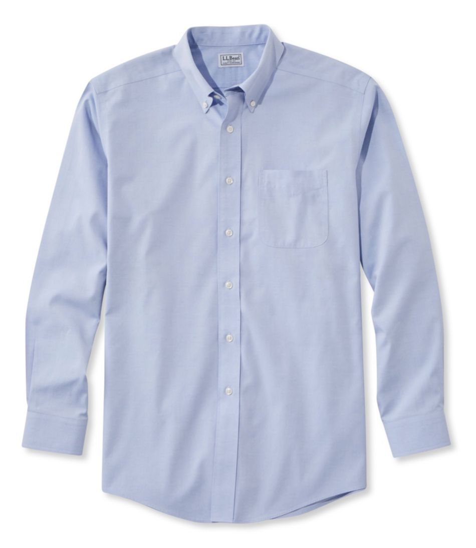 Men's Wrinkle-Free Pinpoint Oxford Cloth Shirt, Traditional Fit L.L.Bean Everyday