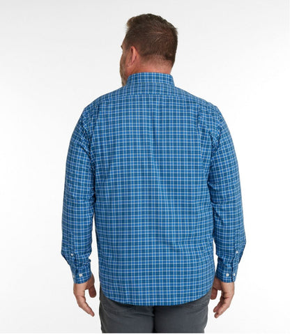 Men's Wrinkle-Free Kennebunk Sport Shirt, Slightly Fitted Check L.L.Bean Value