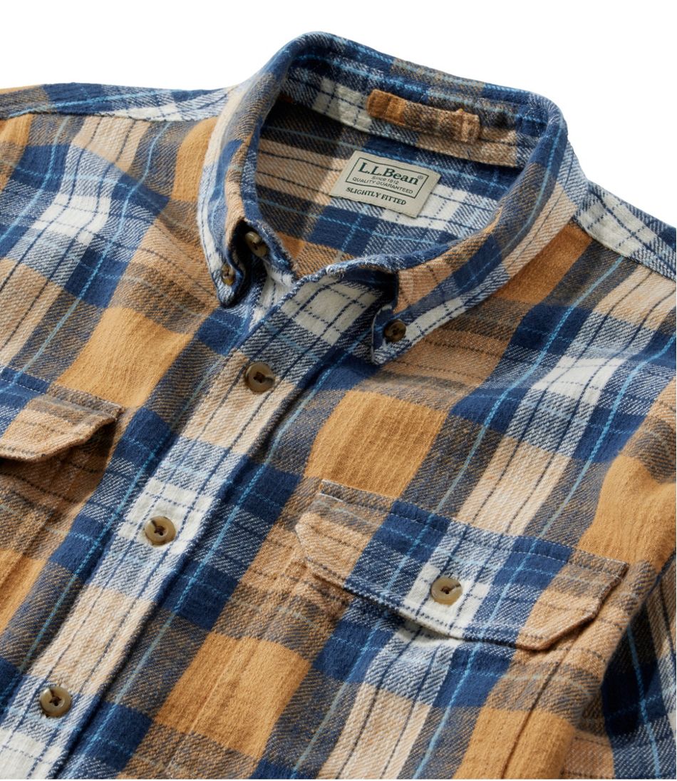 Men's 1912 Field Flannel Shirt, Slightly Fitted Untucked Fit, Plaid L.L.Bean Premium