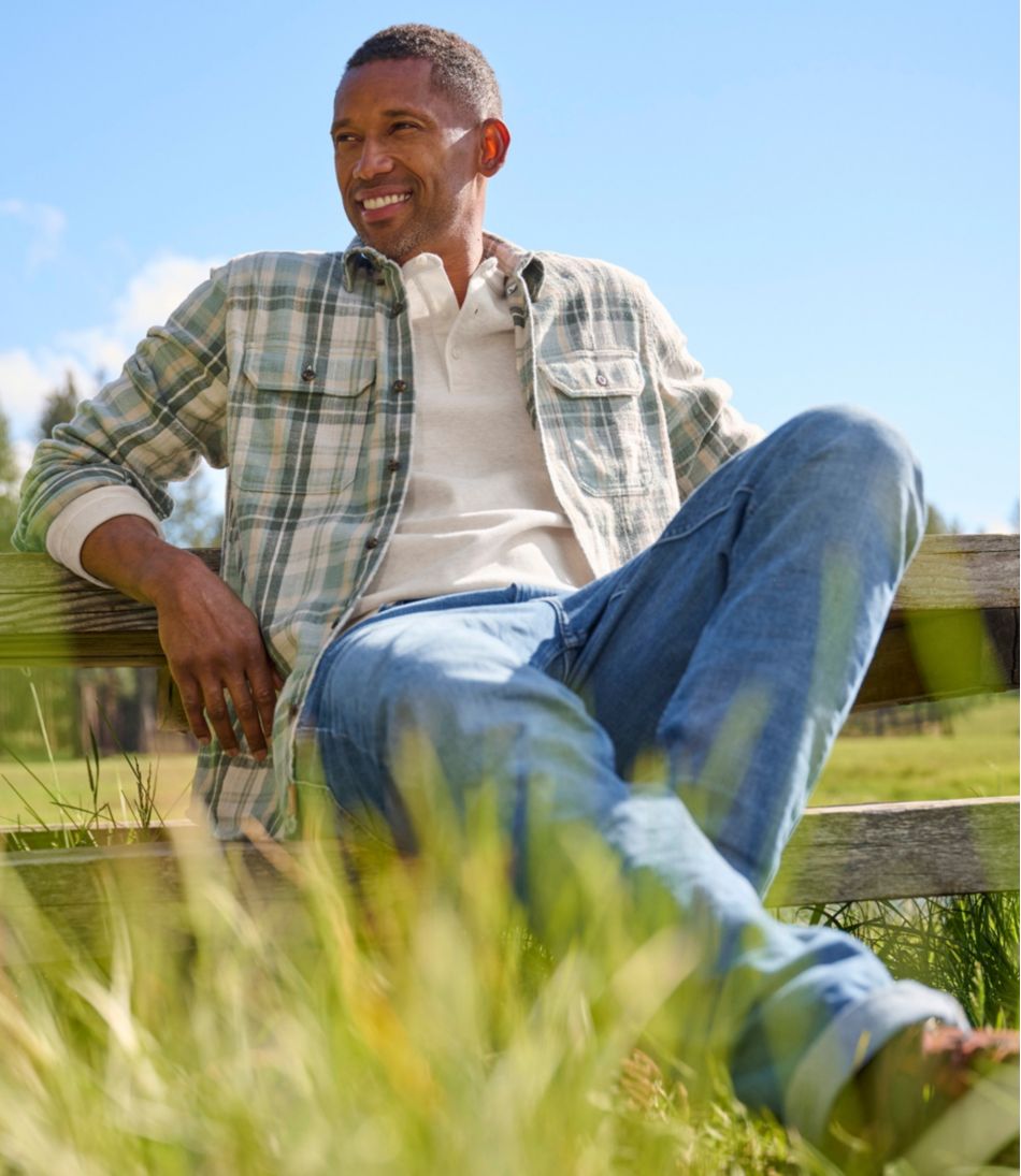 Men's 1912 Field Flannel Shirt, Slightly Fitted Untucked Fit, Plaid L.L.Bean Premium