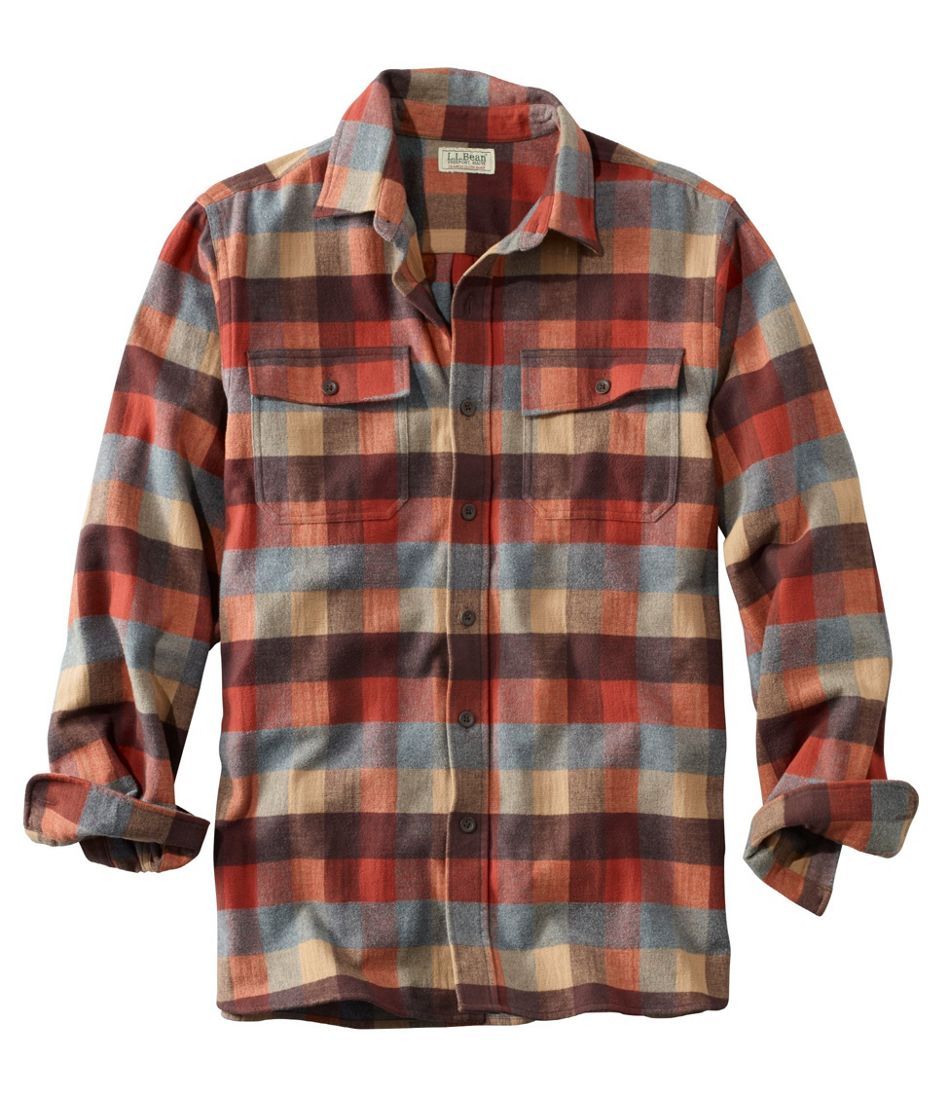 Men's Chamois Shirt, Traditional Fit, Plaid L.L.Bean New