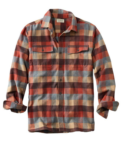 Men's Chamois Shirt, Traditional Fit, Plaid L.L.Bean New