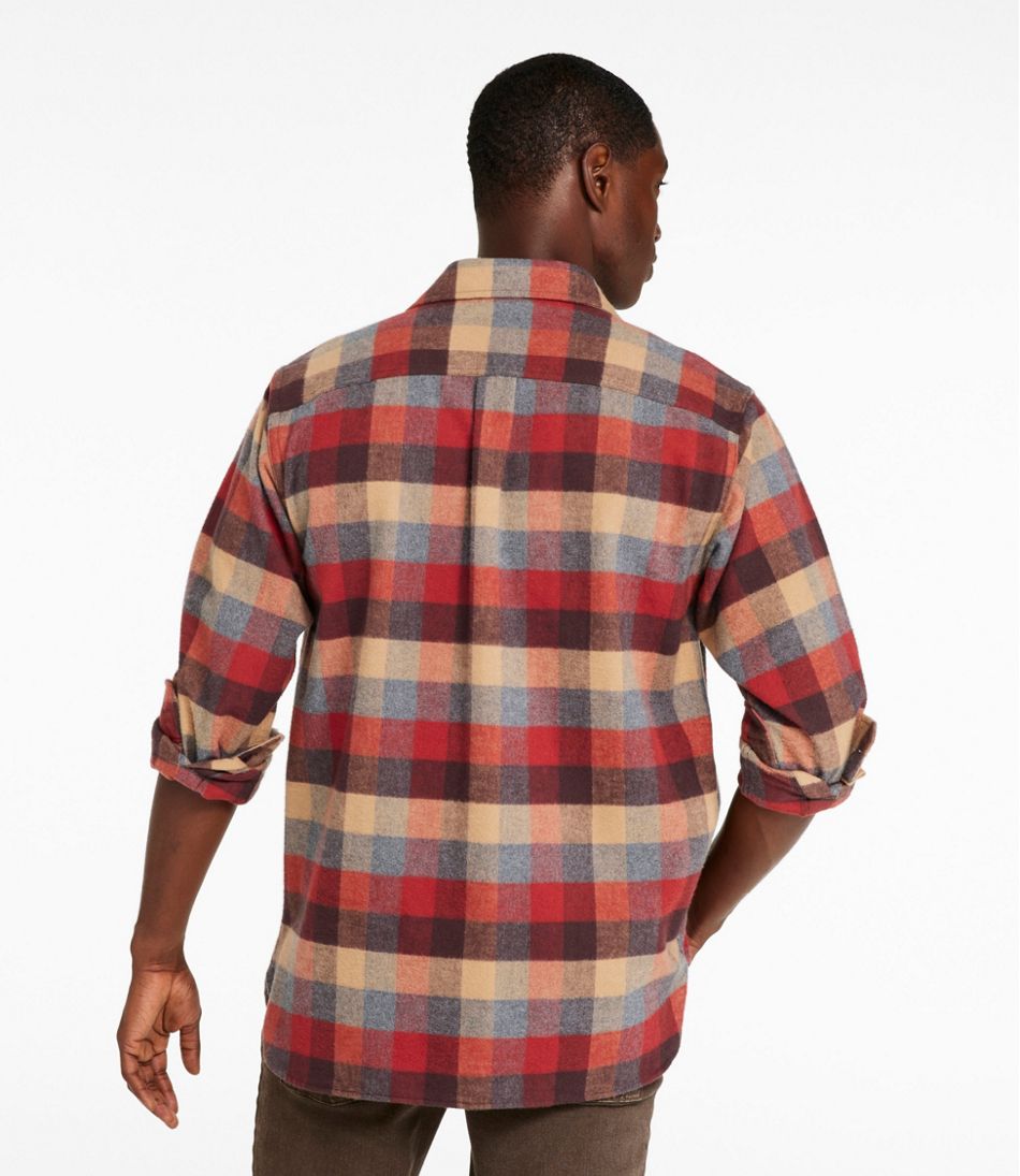 Men's Chamois Shirt, Traditional Fit, Plaid L.L.Bean New